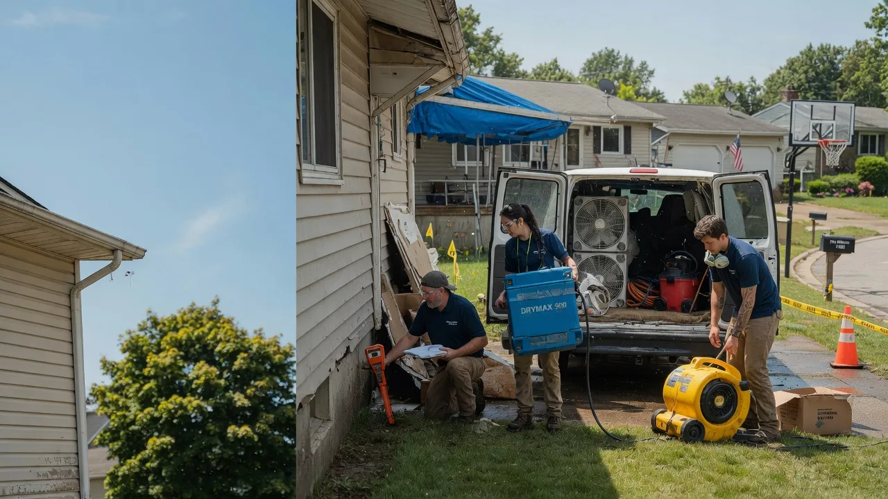 Ceiling Leak Cleanup in Oak Ridge, PA near me